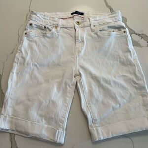Tommy Hilfiger white Jean denim shorts Jorts size 2